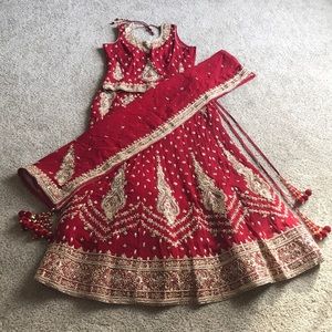Bridal Lehenga Choli (MESSAGE IF INTERESTED IN PURCHASING)